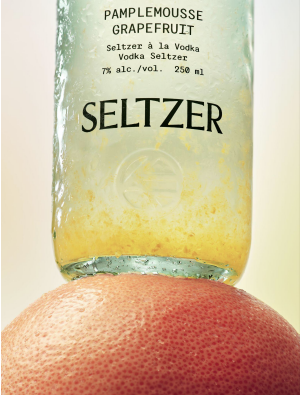 Seltzer au pamplemousse Aupale